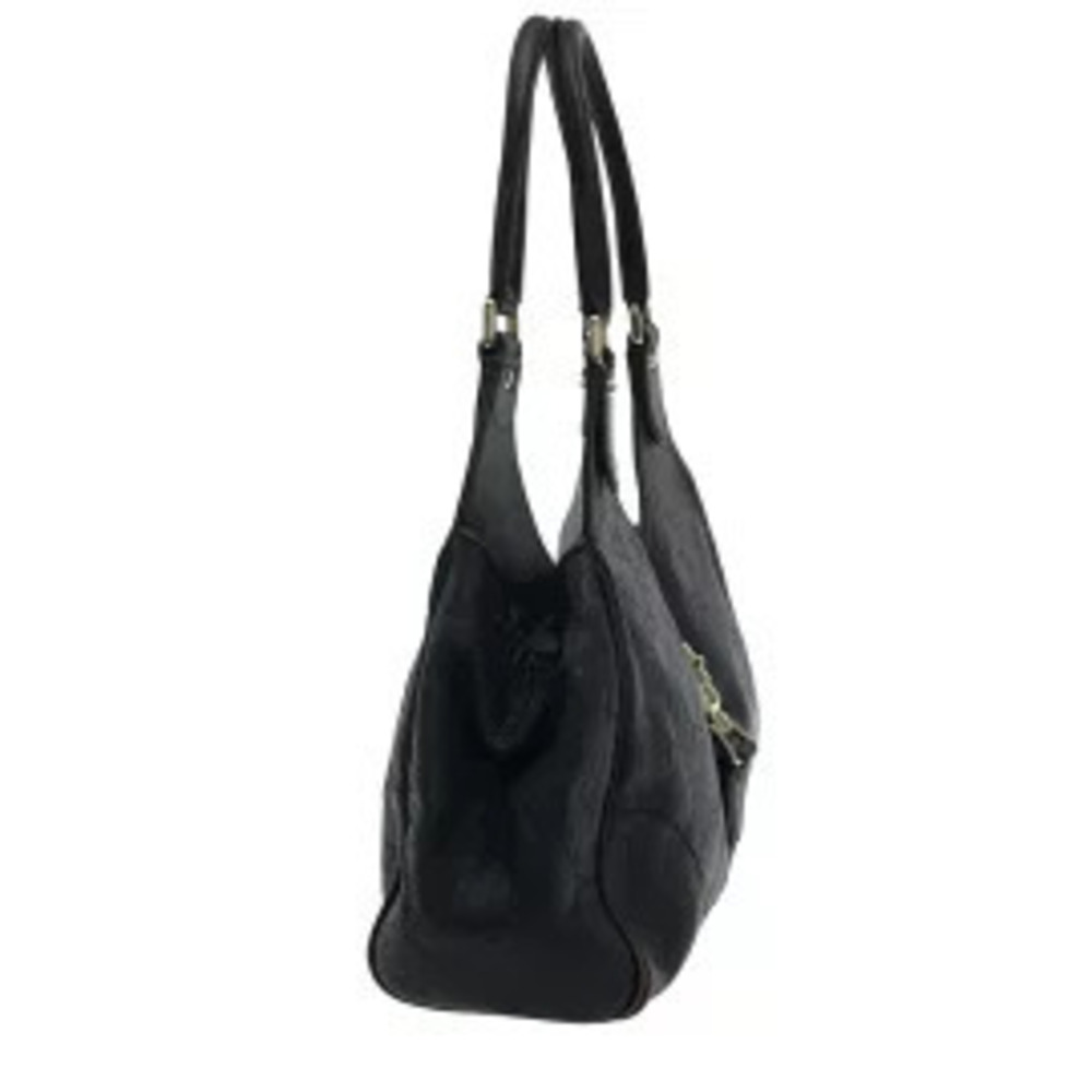 Gucci Jackie Shima Shoulder Bag Dark Brown Leather